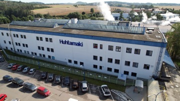Foto výrobní budovy Huhtamaki